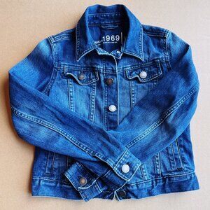 Gap Kids 1969 Denim Jacket Classic Blue Jean Jacket — Size L (10) | Like New